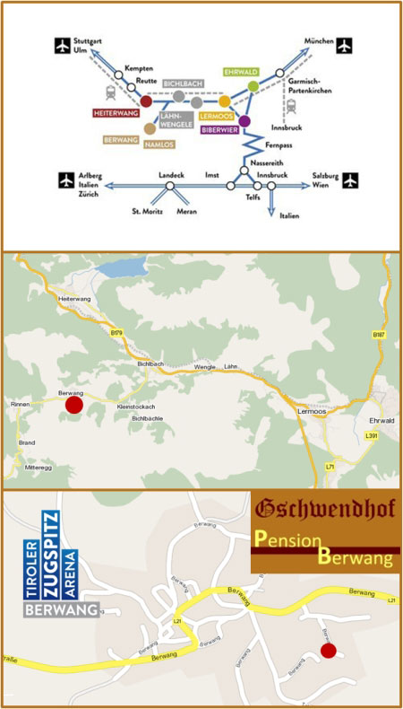 anreise gschwendhof pension berwang